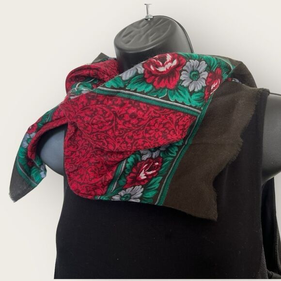 floral square scarf, NWT - Picture 1 of 4